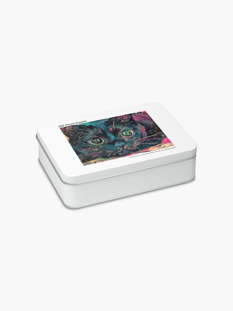 Alternate view of Vincent's Cat Jigsaw Puzzle