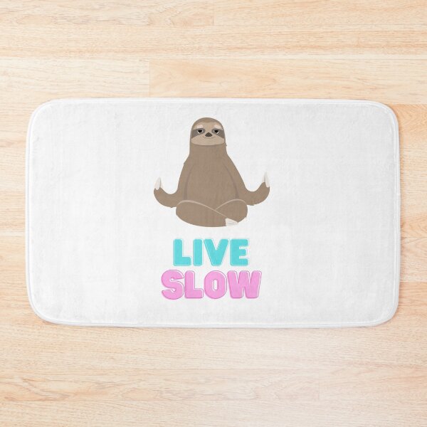Item preview, Live Slow Zen Sloth designed and sold by ToastyBopShop.