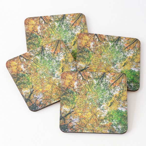 Item preview, Vibrant/Colourful Autumn Forest Trees designed and sold by SarahJisri.