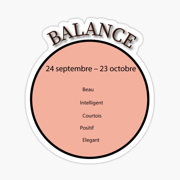 Balance Sticker