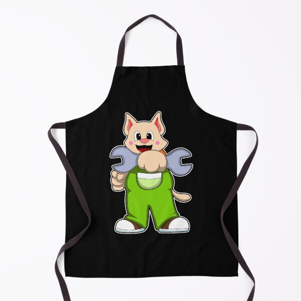 Item preview, Cat as Craftsman with Wrench designed and sold by Snabdesign84.