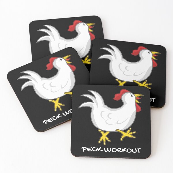 Item preview, Peck workout. (Pec workout). Funny farming, chicken and workout pun. designed and sold by JellyBeenzz.