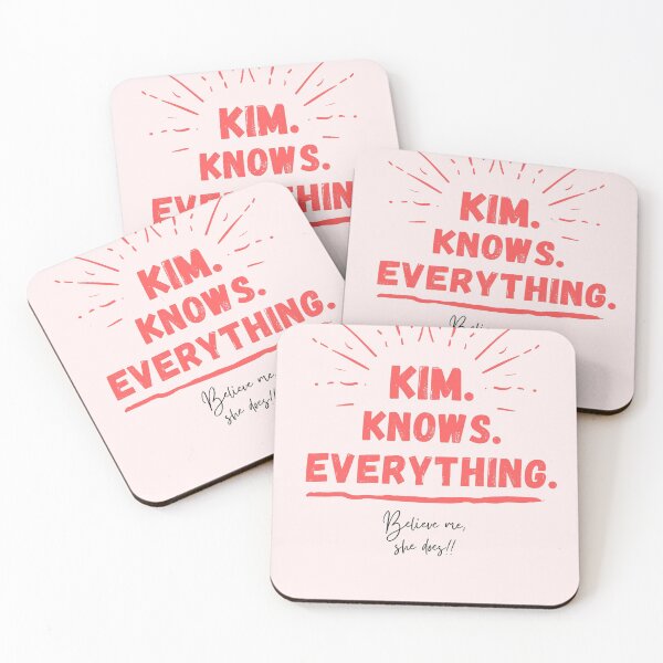 Item preview, Kim knows everything. Period. designed and sold by Tee702.