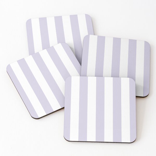 Item preview, Medium LILAC and WHITE Vertical STRIPES  designed and sold by RachelMacht.