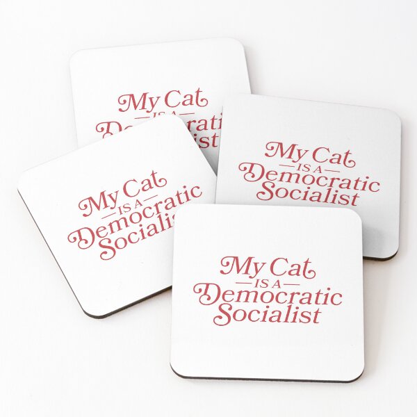 Item preview, My Cat is a Democratic Socialist designed and sold by MessyBestie.