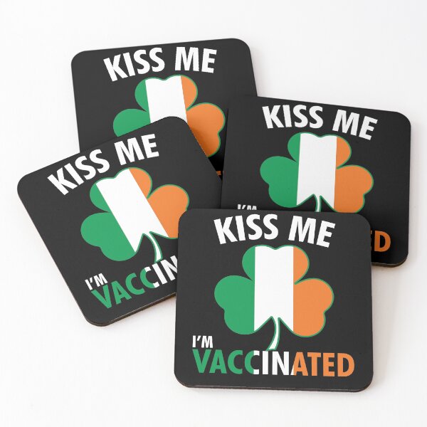 Item preview, Kiss Me I'm Vaccinated Shirt Saint Patricks Day 2021 designed and sold by Mokhe.