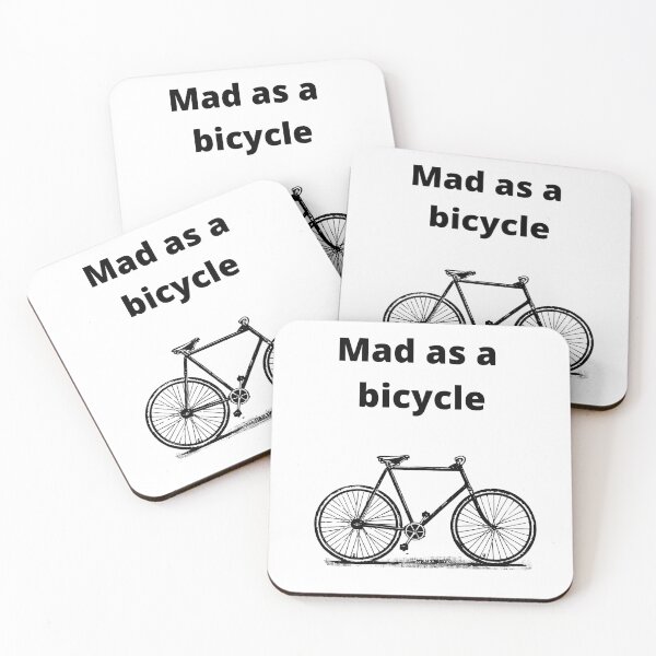 Item preview, MAD AS A BICYCLE designed and sold by BOSSERY.