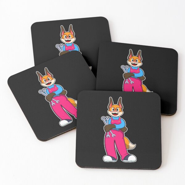 Item preview, Fox as Craftsman with Tools designed and sold by Snabdesign84.