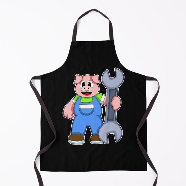 Aperçu de l'œuvre Pig as Craftsman with Wrench créée et vendue par Snabdesign84.