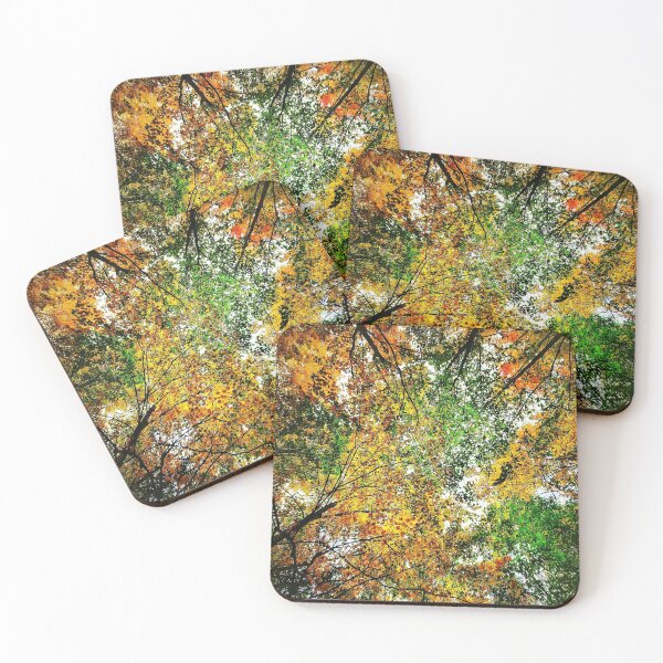 Item preview, Vibrant/Colourful Autumn Forest Trees designed and sold by SarahJisri.
