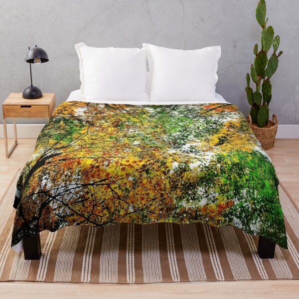 Item preview, Vibrant/Colourful Autumn Forest Trees designed and sold by SarahJisri.