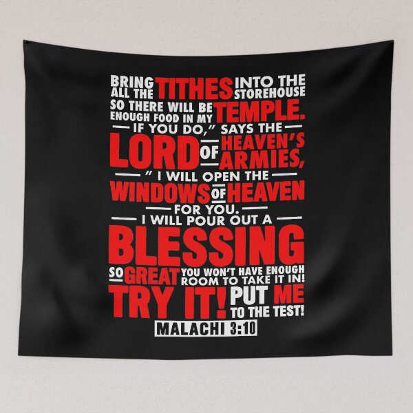 Item preview, Malachi 3:10 designed and sold by plushism.