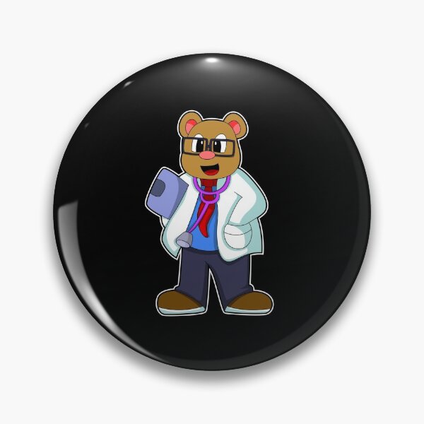 Item preview, Bear as Doctor with Stethoscope designed and sold by Snabdesign84.