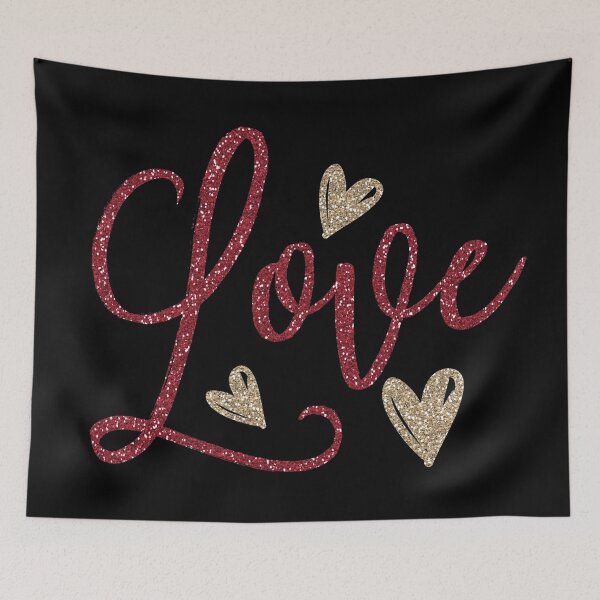 Item preview, LOVE Word in Glitter designed and sold by WisdomInspired.