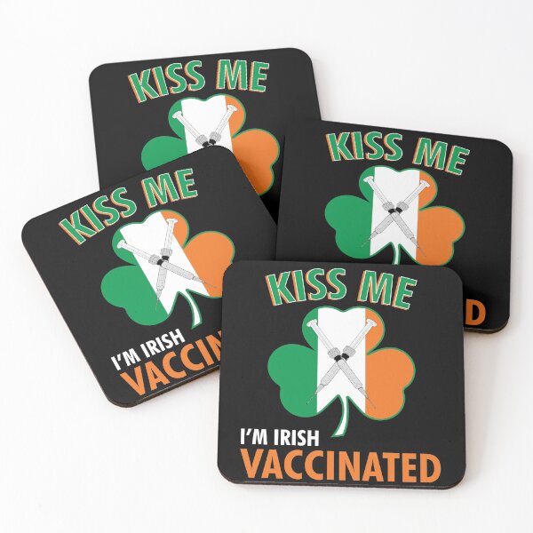 Item preview, Kiss Me I'm Vaccinated Shirt Saint Patricks Day 2021 designed and sold by Mokhe.