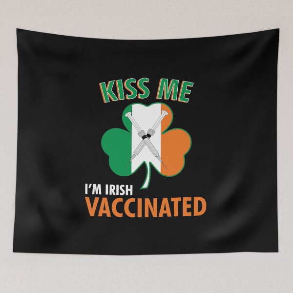 Item preview, Kiss Me I'm Vaccinated Shirt Saint Patricks Day 2021 designed and sold by Mokhe.