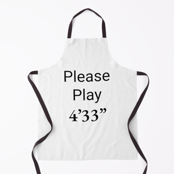 Item preview, Please Play 4'33" designed and sold by ThingsForFun.