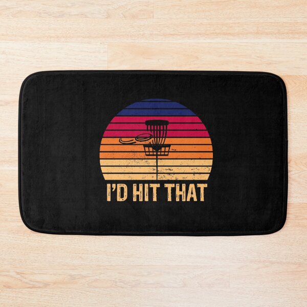 Item preview, i'd hit that, funny vintage retro sunset disc golf designed and sold by PRINTED ..