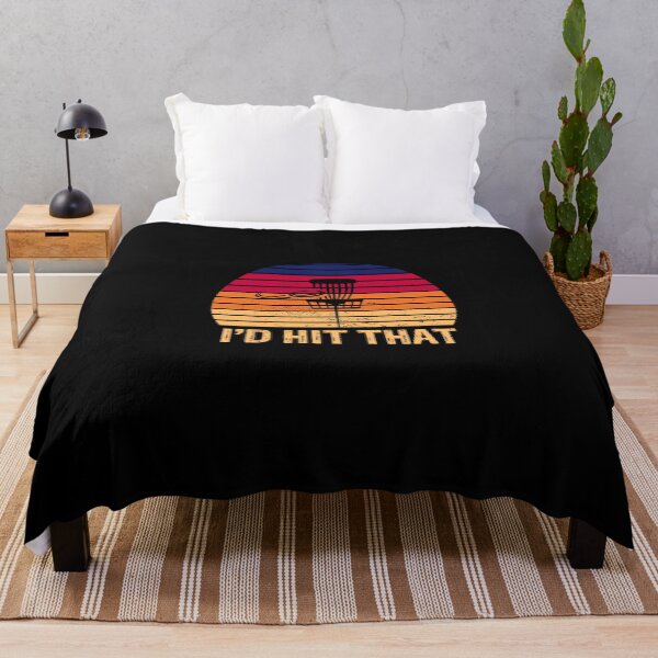 Item preview, i'd hit that, funny vintage retro sunset disc golf designed and sold by PRINTED ..