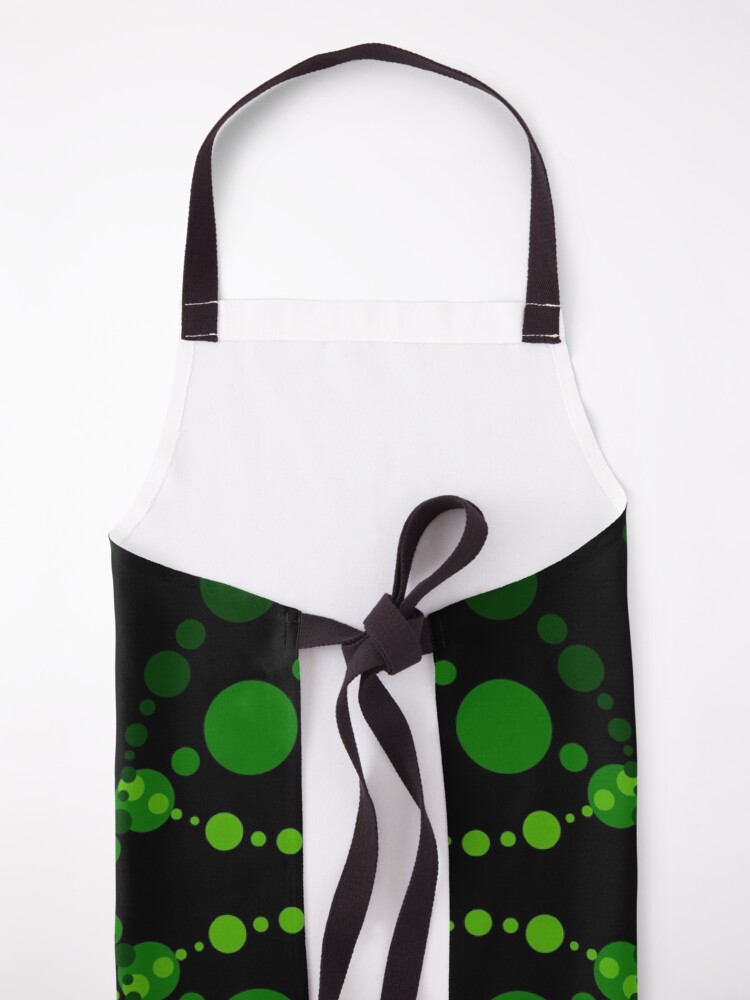 Alternate view of Green Zen Vibes Kaleidoscope Art Apron