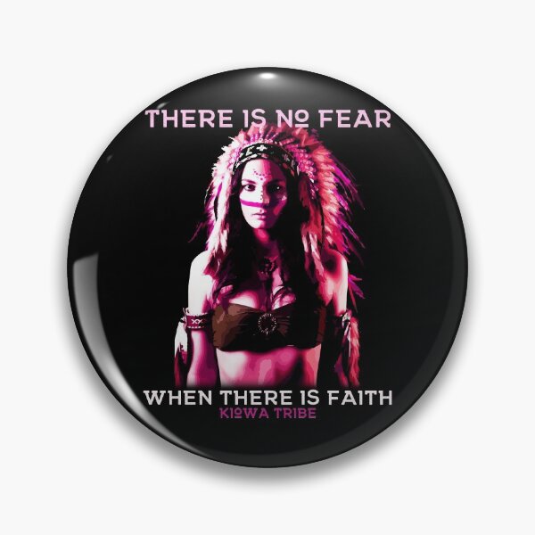 Item preview, There is no Fear When There is Faith, Native American Proverb, Kiowa Tribe Proverb designed and sold by Proverbial Wisdom Design.