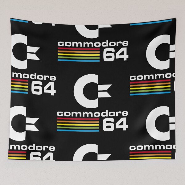 Item preview, Commodore 64 Logo White designed and sold by PIXLTEES.