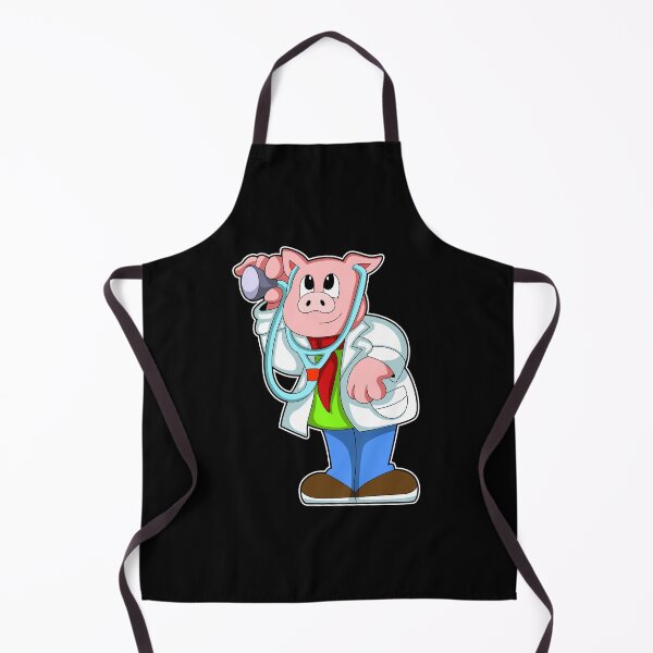 Item preview, Pig as Doctor with Stethoscope designed and sold by Snabdesign84.