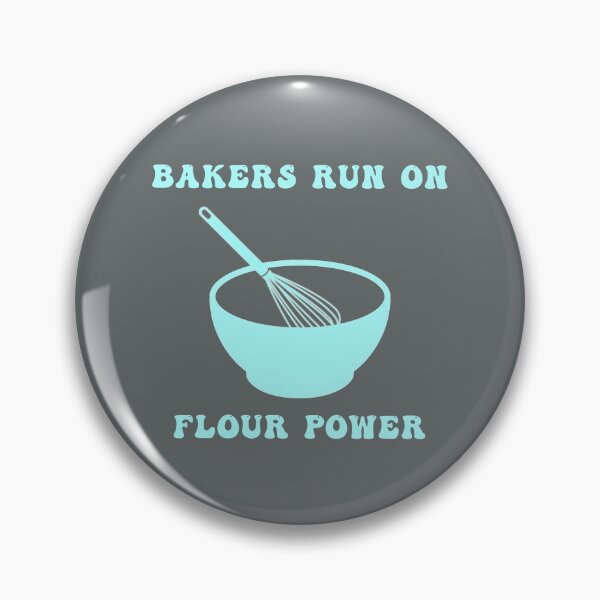 Item preview, Bakers run on flour power designed and sold by LPDesignsUK.