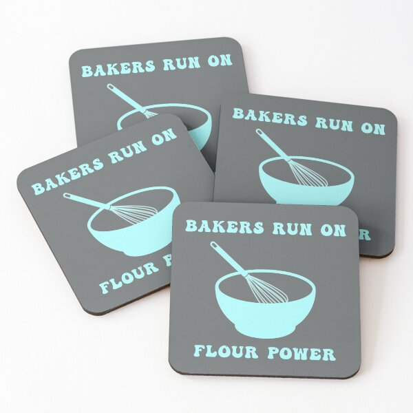 Item preview, Bakers run on flour power designed and sold by LPDesignsUK.