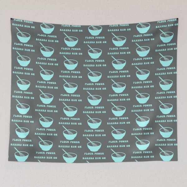 Item preview, Bakers run on flour power designed and sold by LPDesignsUK.