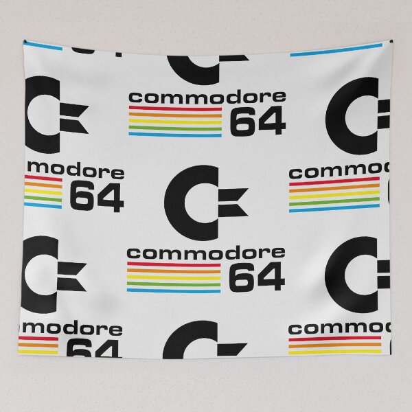 Item preview, Commodore 64 LOGO black designed and sold by PIXLTEES.