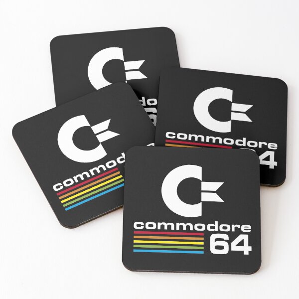 Artikelvorschau, Commodore 64 Logo Weiß entworfen und verkauft von PIXLTEES.