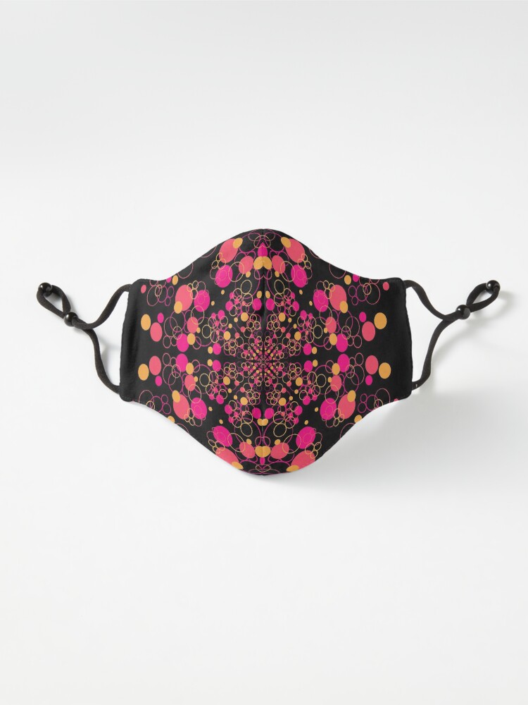 Alternate view of Pastel Symmetrical Spring Vibes Mask