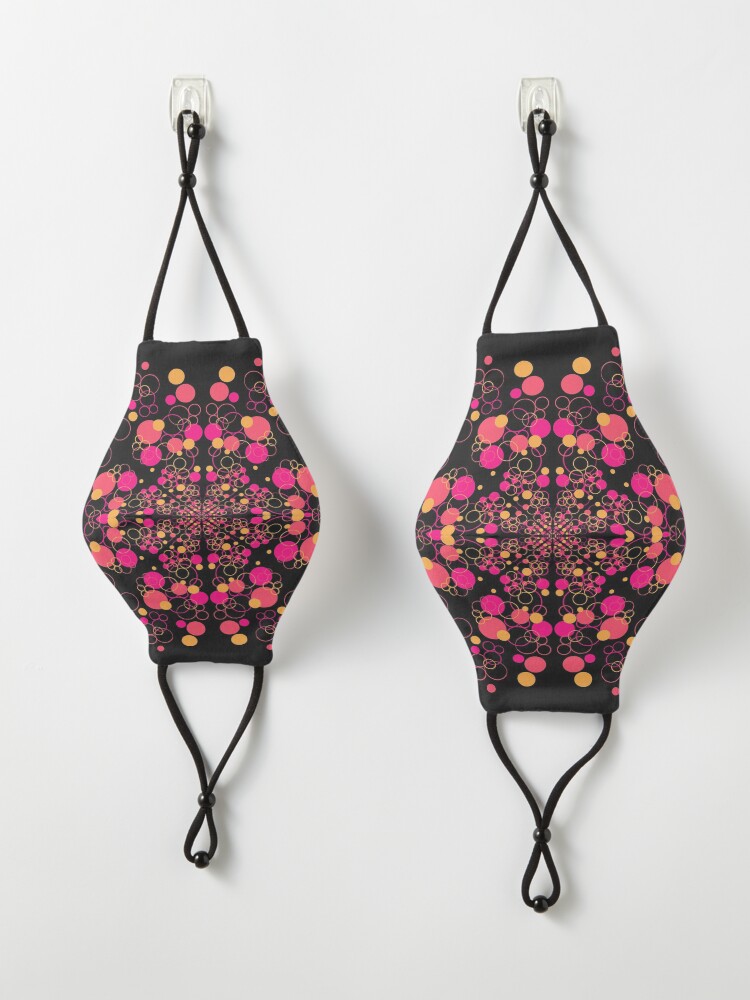 Alternate view of Pastel Symmetrical Spring Vibes Mask