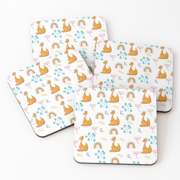 Item preview, kangaroo pattern for kids designed and sold by KIKOOSTORE.
