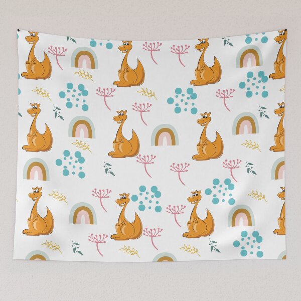 Item preview, kangaroo pattern for kids designed and sold by KIKOOSTORE.