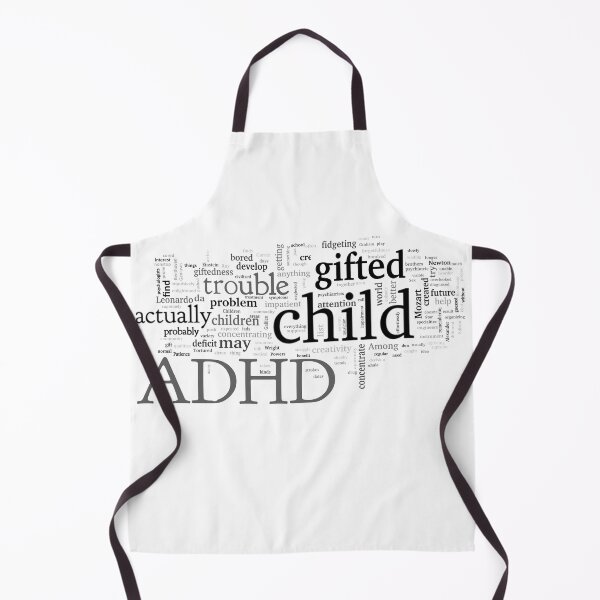 Item preview, ADHD Gifted Word Map ADHD raise awareness designed and sold by WearWolfDesigns.