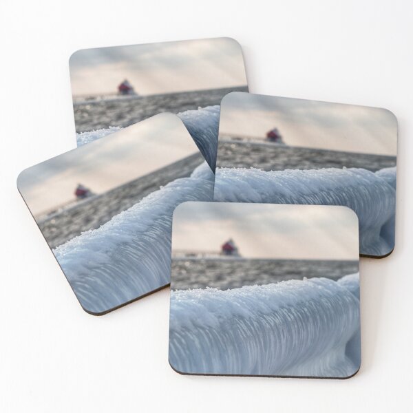Item preview, Ice at Grand Haven designed and sold by JMS-Photography.