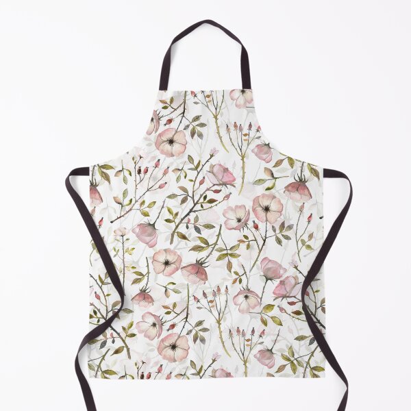 Item preview, Watercolor Dogroses Botanical Garden Nightgarden designed and sold by UtArt.