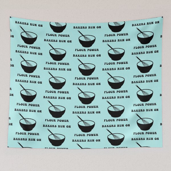Item preview, Bakers run on flour power designed and sold by LPDesignsUK.