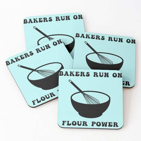 Item preview, Bakers run on flour power designed and sold by LPDesignsUK.