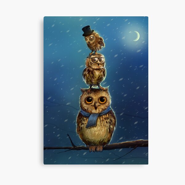 Three Cool Dudes Canvas Print