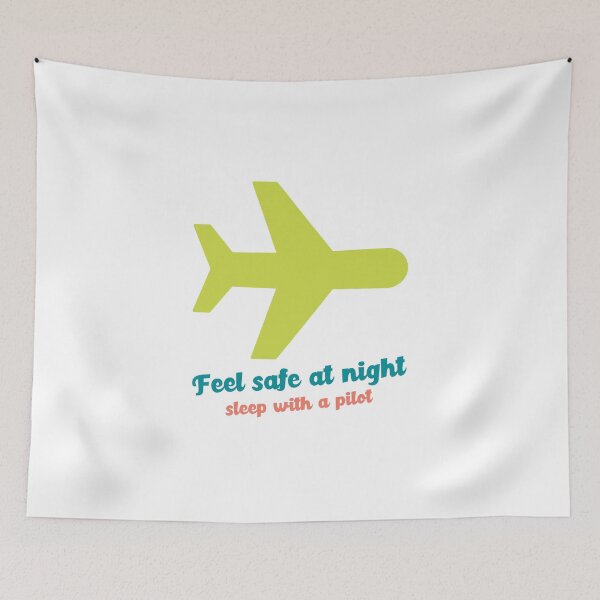 Item preview, Fly Safe At Night Sleep With A Pilot designed and sold by D1mon.