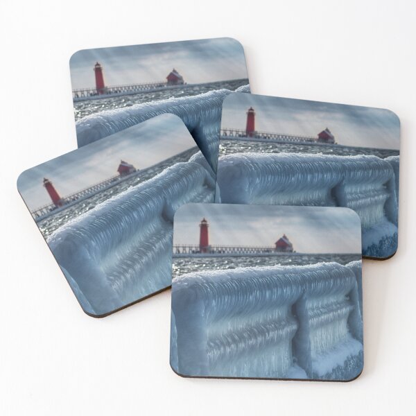 Item preview, Ice at Grand Haven designed and sold by JMS-Photography.