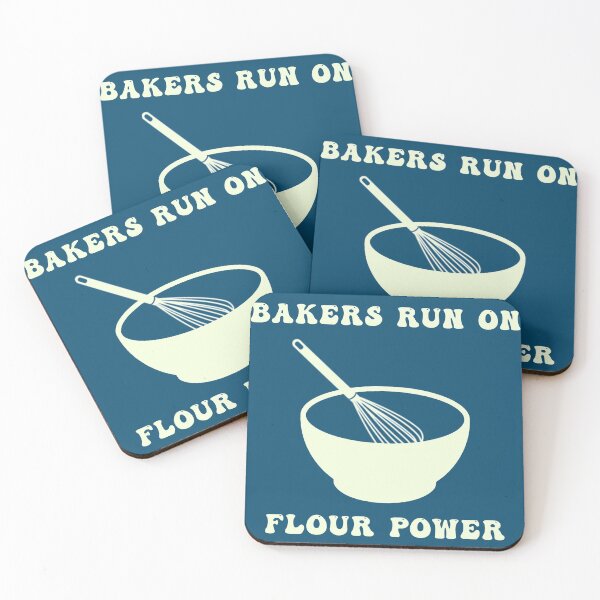 Item preview, Bakers run on flour power designed and sold by LPDesignsUK.
