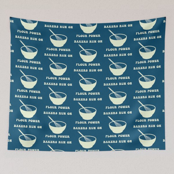 Item preview, Bakers run on flour power designed and sold by LPDesignsUK.