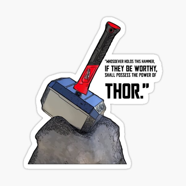 Milwaukee Hammer Worthy Sticker