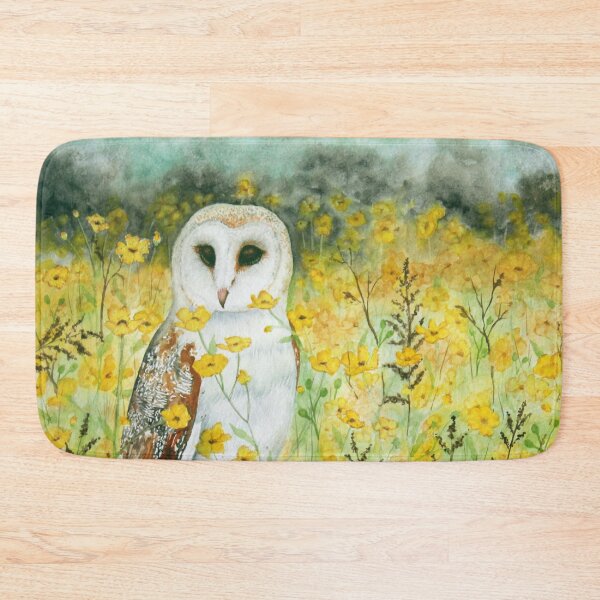 Item preview,  Barn Owl -  Original Watercolor Art by Nina May designed and sold by muralmouse.