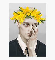 Flower crown Noah Photographic Print