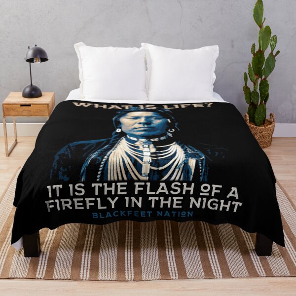 Item preview, What is Life? It is the Flash of a Firefly in the Night, Native American Proverb, Blackfoot designed and sold by Proverbial Wisdom Design.